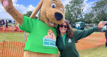 Rusty the Mascot at the 2024 Summer Show
