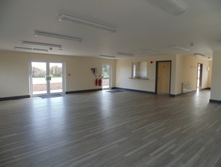 Large, empty hall.